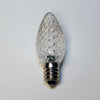 LED C7 Faceted TWINKLE - Sun Warm White holiday light bulb 5pak