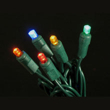 Load image into Gallery viewer, LED 70Lt Polka Dot Light String - Green Wire - Pack Of 1 Or 24 String